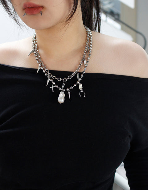 Unstable Balance Necklace