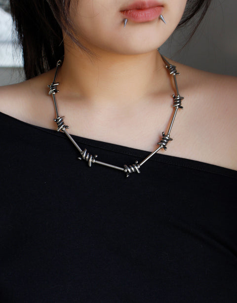 Tension Barb Necklace