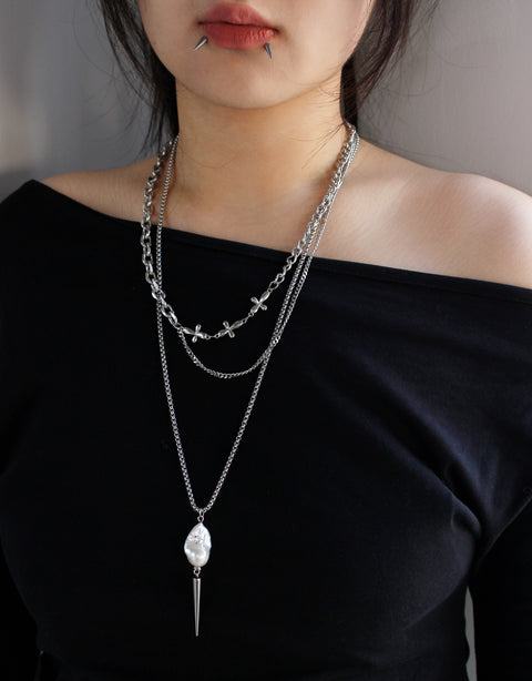 Layered Emergence Necklace