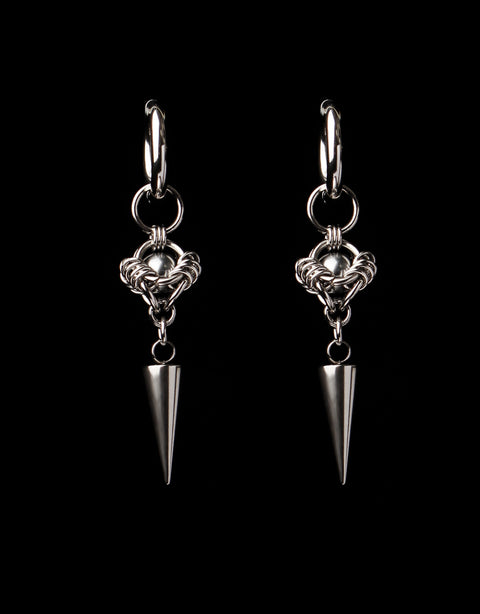 Pearl C-Hoop Earrings