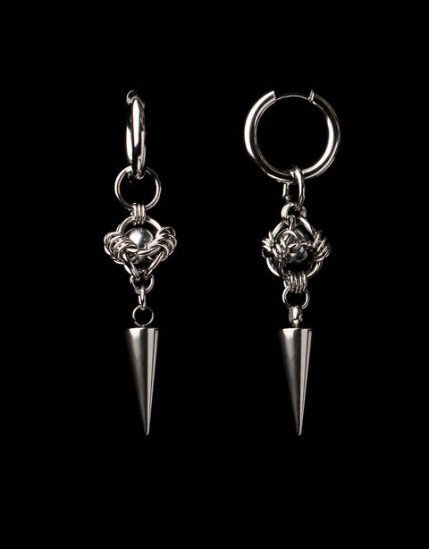 Pearl C-Hoop Earrings