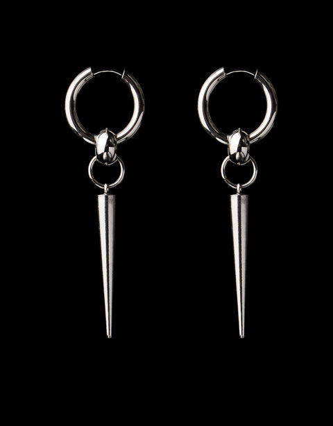 Industrial Rivet Hoop Earrings