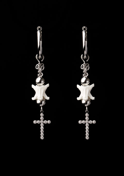 Cross Drift Earrings