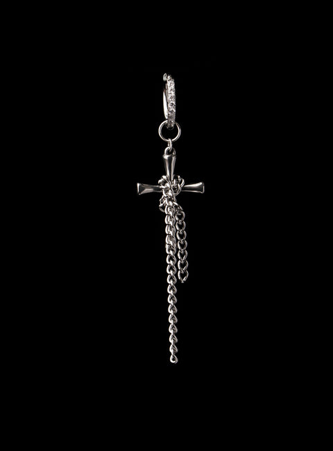 Wrapped Cross Earrings