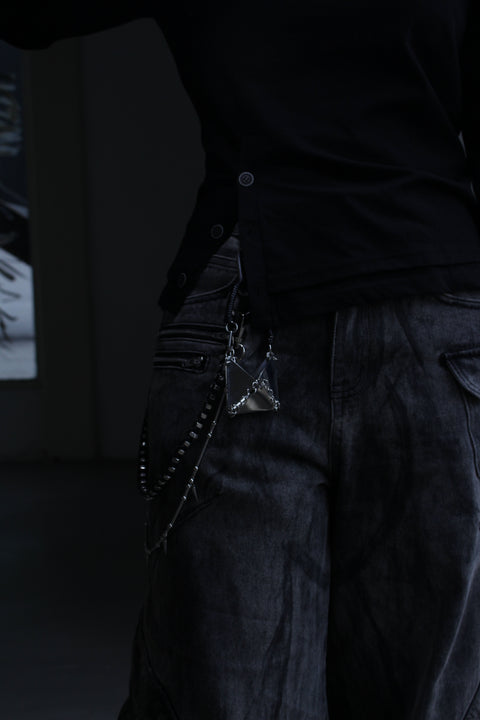 Rivet Weave Pants Chain