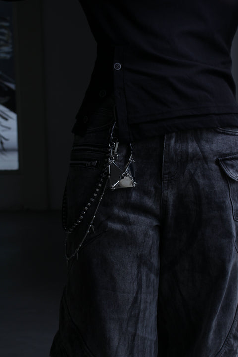 Rivet Weave Pants Chain