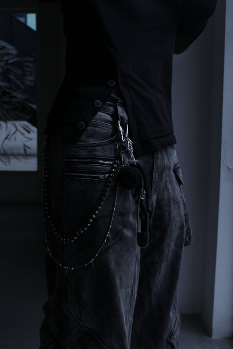 Rivet Weave Pants Chain