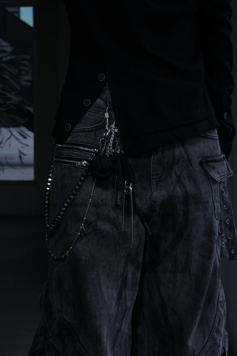 Rivet Weave Pants Chain