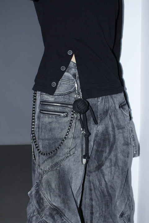 Rivet Weave Pants Chain