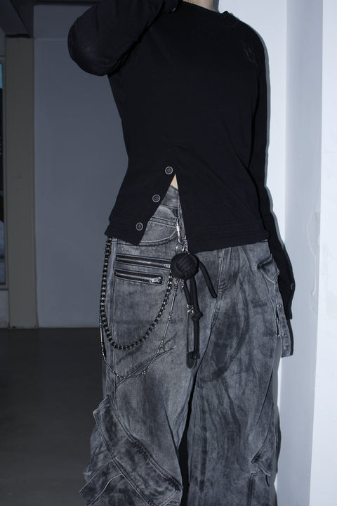 Rivet Weave Pants Chain