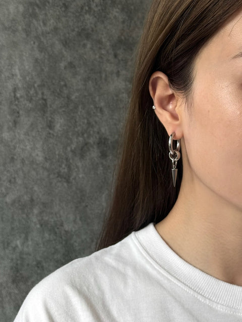 Boucles d'oreilles Rivet Hoop (petite)