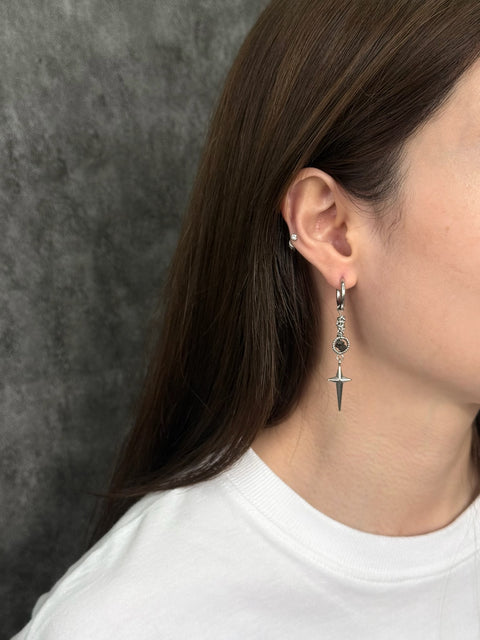 Boucles d'oreilles Trace d'étoile
