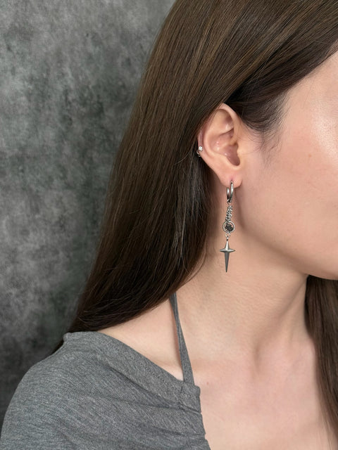 Boucles d'oreilles Trace d'étoile