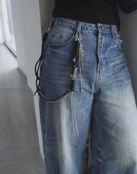 F Knot Pants Chain